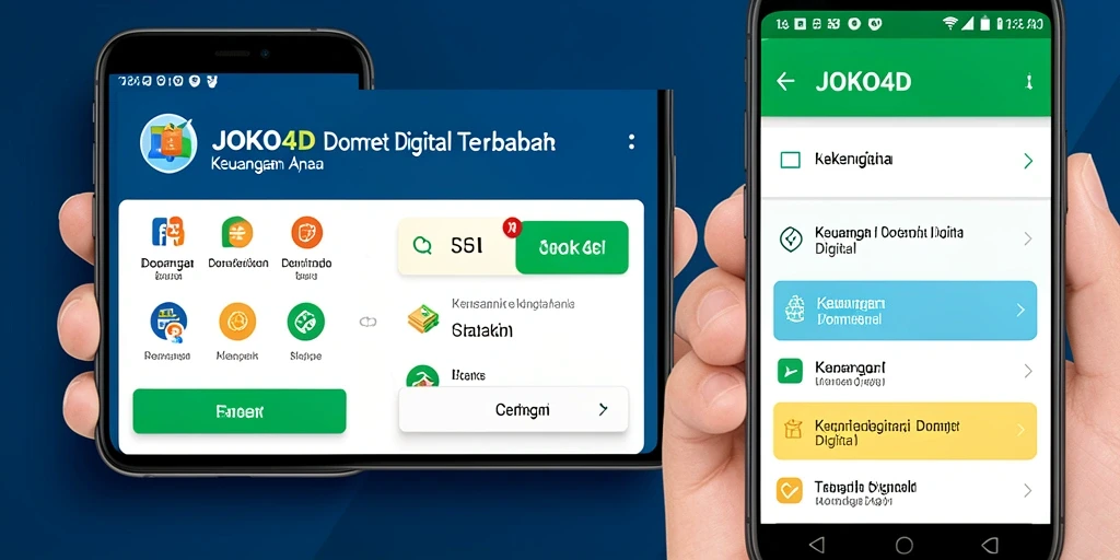 Tampilan antarmuka aplikasi JOKO4D yang modern dan fungsional.
