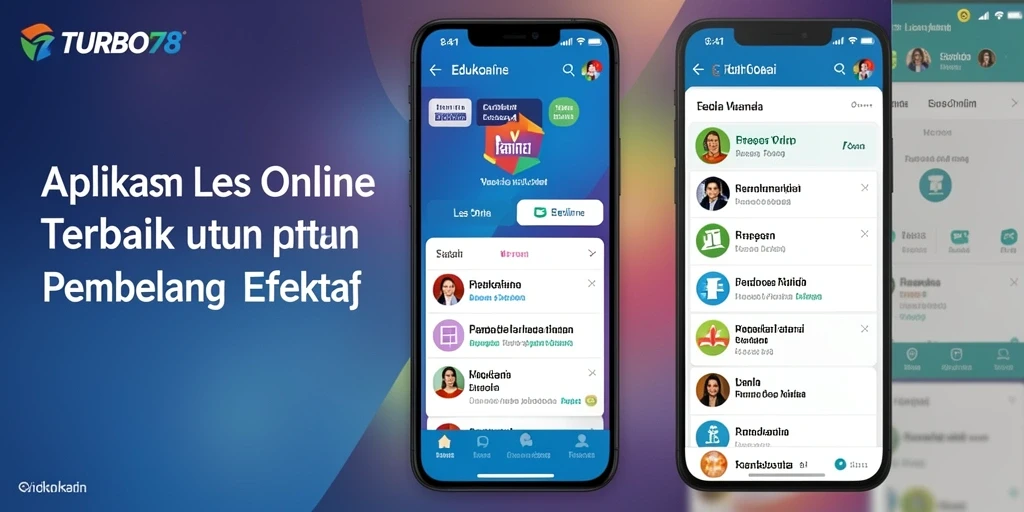 Antarmuka TURBO78 yang menarik dan mudah digunakan untuk belajar.