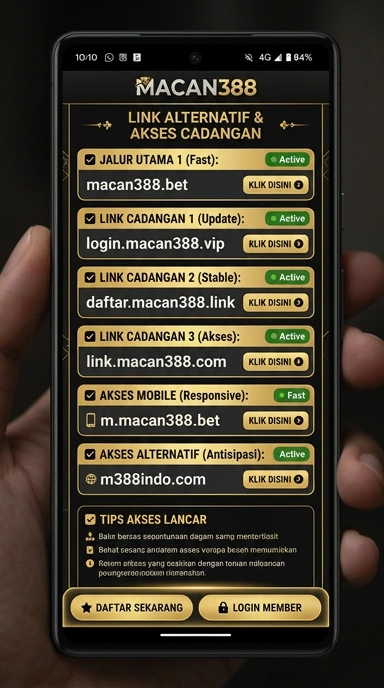 Tampilan link alternatif macan388